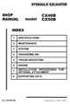 Thumbnail Case CX40B, CX50B Hydraulic Excavator Shop Manual Thumbnail Case CX40B, CX50B Hydraulic Excavator Shop Manual